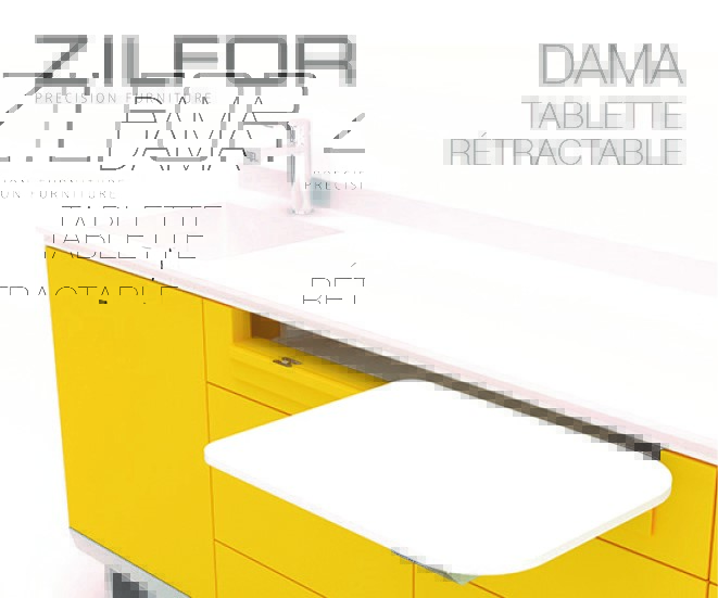 Système de tablette rétractable DAMA