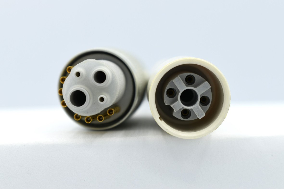 Cordon 7mm pour detartreur SATELEC LUMIERE (NEWTRON LED) GAINE RAL 9002 GRIS TRES CLAIR