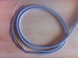 Cordon gris pour seringue Minilight 6F plastique chauffante