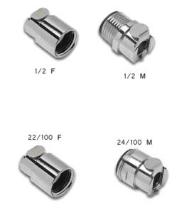 Raccords rapides pour filtre terminal