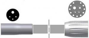 Cordon pour turbine et moteur dentaire 3 voies (BORDEN)