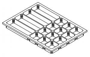 Intérieur de tiroir amovible pour mobilier Zilfor