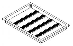 Intérieur de tiroir amovible pour mobilier Zilfor