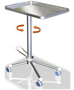 Table de Mayo SYSTEME PIVOTANT pour chirurgie